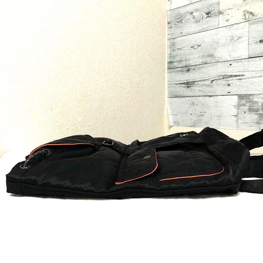 新型✨新品同様 ポーター タンカー リュック ボタン A4可 大容量 ブラック