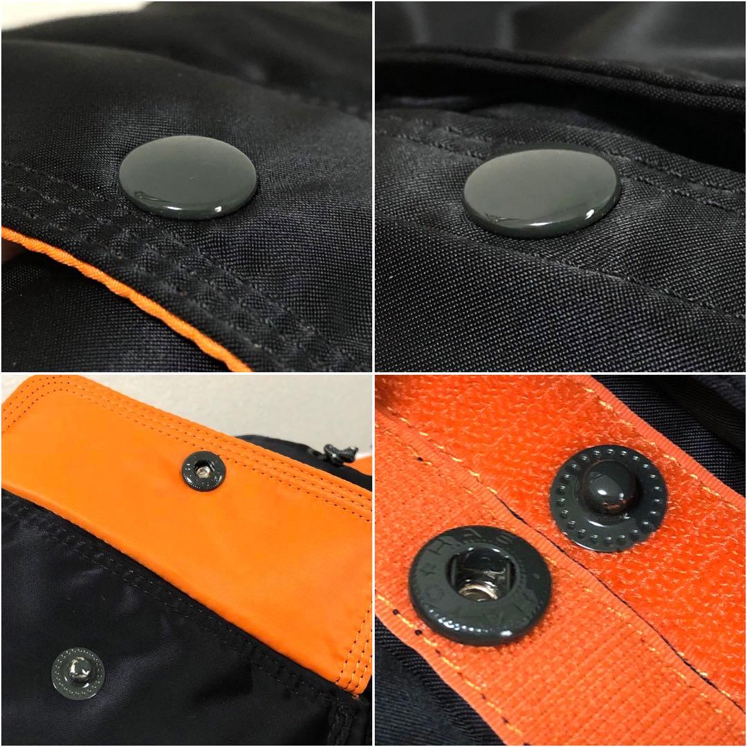 新型✨新品同様 ポーター タンカー リュック ボタン A4可 大容量 ブラック