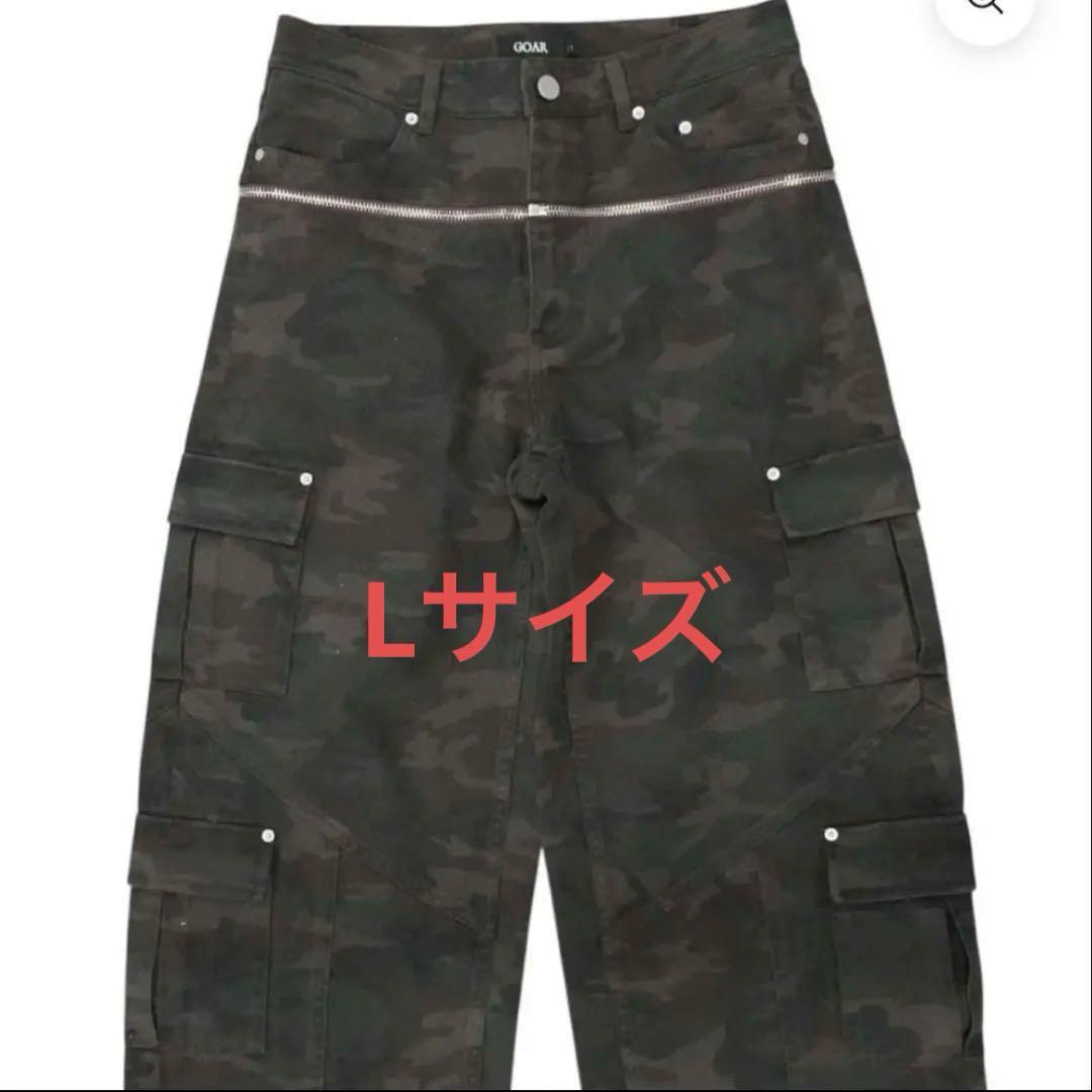 パンツ goar.archive Camo zipper waisted pants L