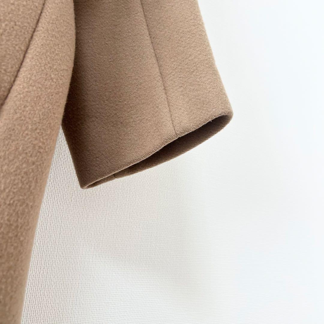 ヴェルメイユパーイエナ　Super100s メルトン テントラインコート