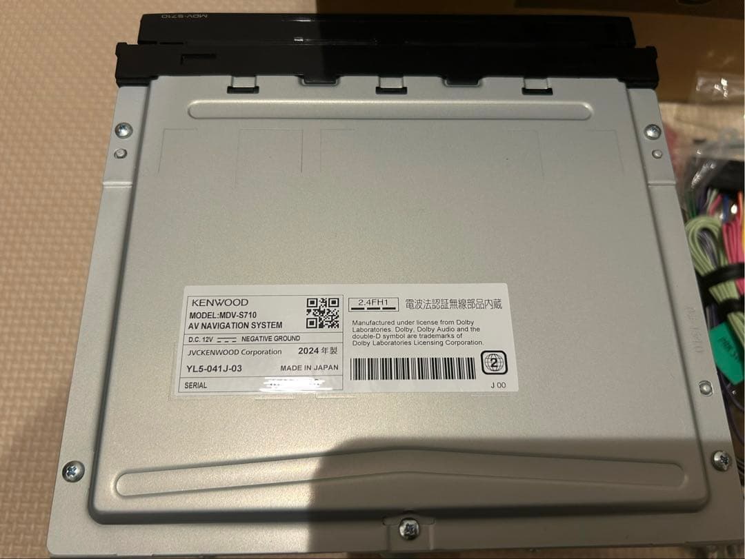 2024年製 カーナビ MDV-S710 彩速ナビ KENWOOD ケンウッド