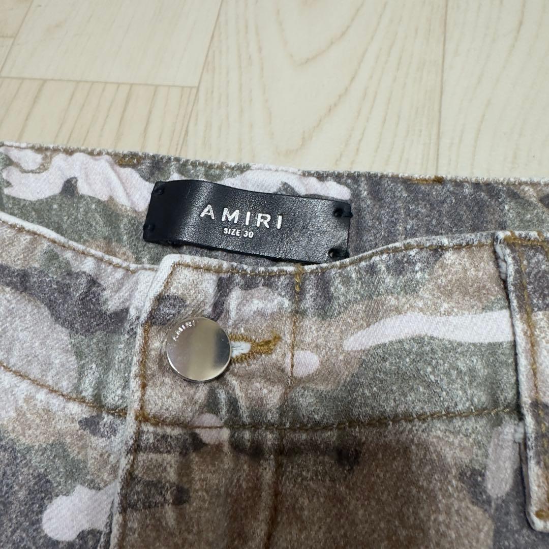パンツ 30 AMIRI M65 CAMO CARGO KICK FLARE PANTS