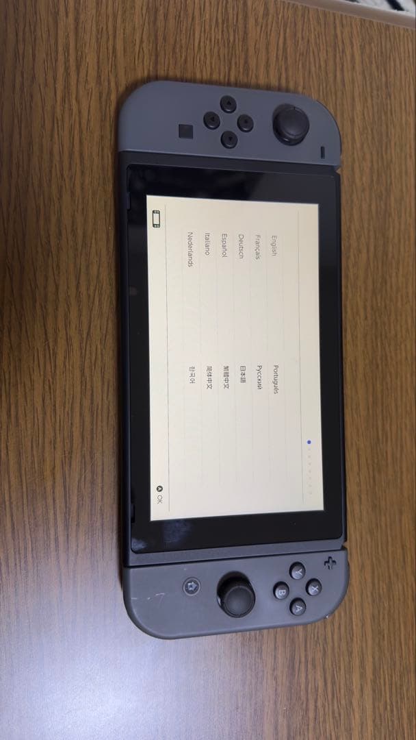 Nintendo Switch 本体 グレー 充電器付き