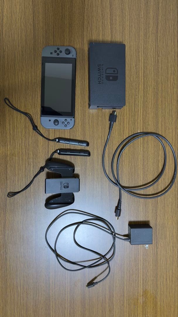 Nintendo Switch 本体 グレー 充電器付き