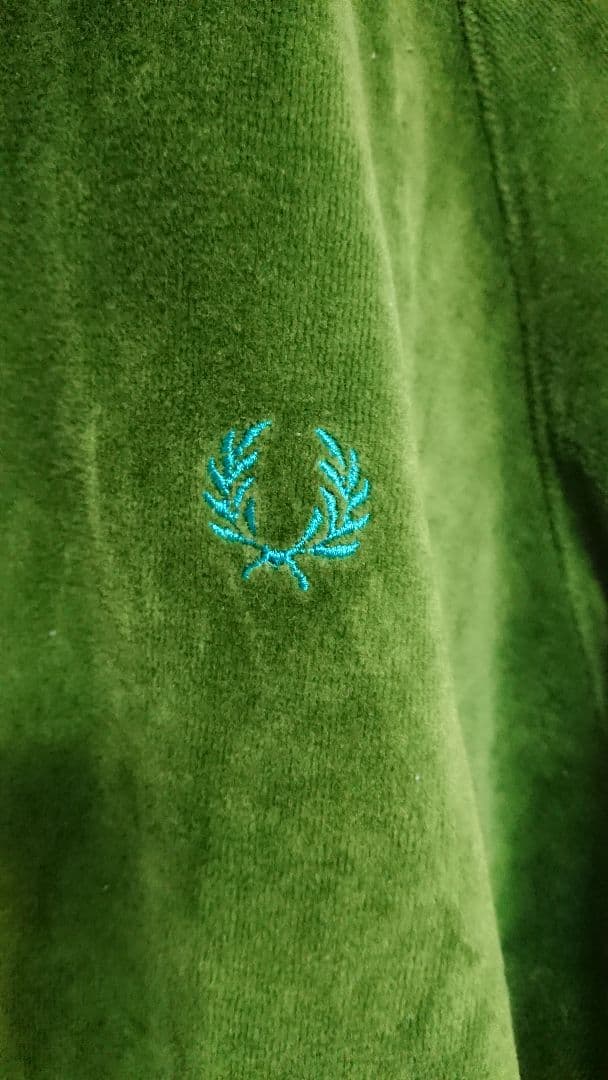 ポルトガル製 FRED PERRY フレッドペリー ベロア トラックジャケット
