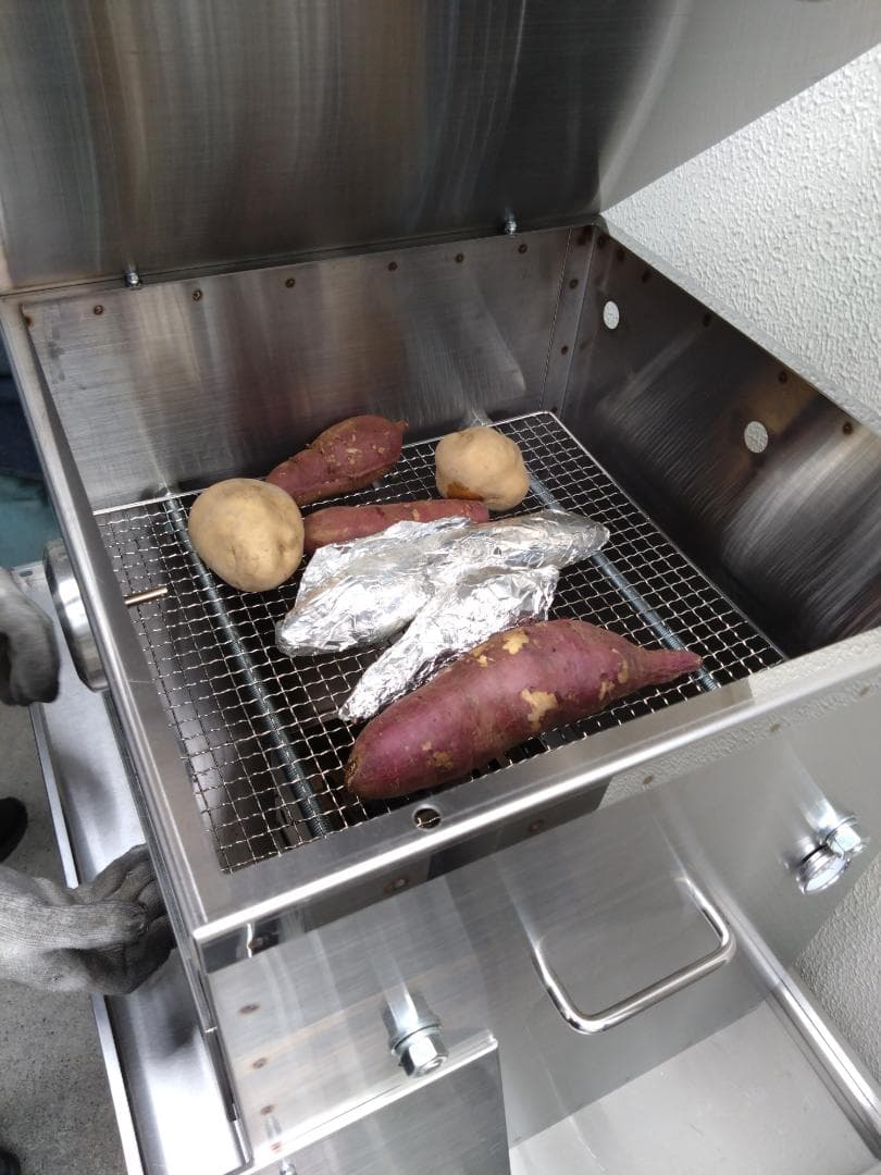 台数限定 値下げ「炭火で焼き芋」「炭の途中追加可能」 「割れ欠けにくい」KG2