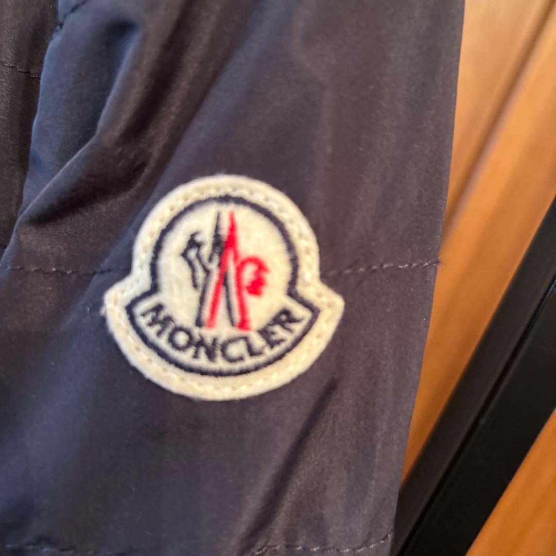 MONCLER ネイビー ジッパーライダースジャケット 織姫‼️