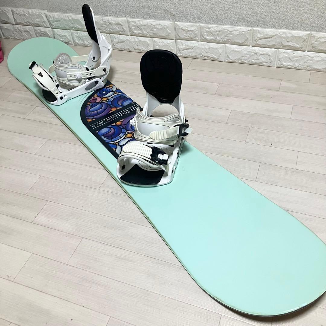 バック付/BURTON motionバートンスノーボードセット156バインM/L