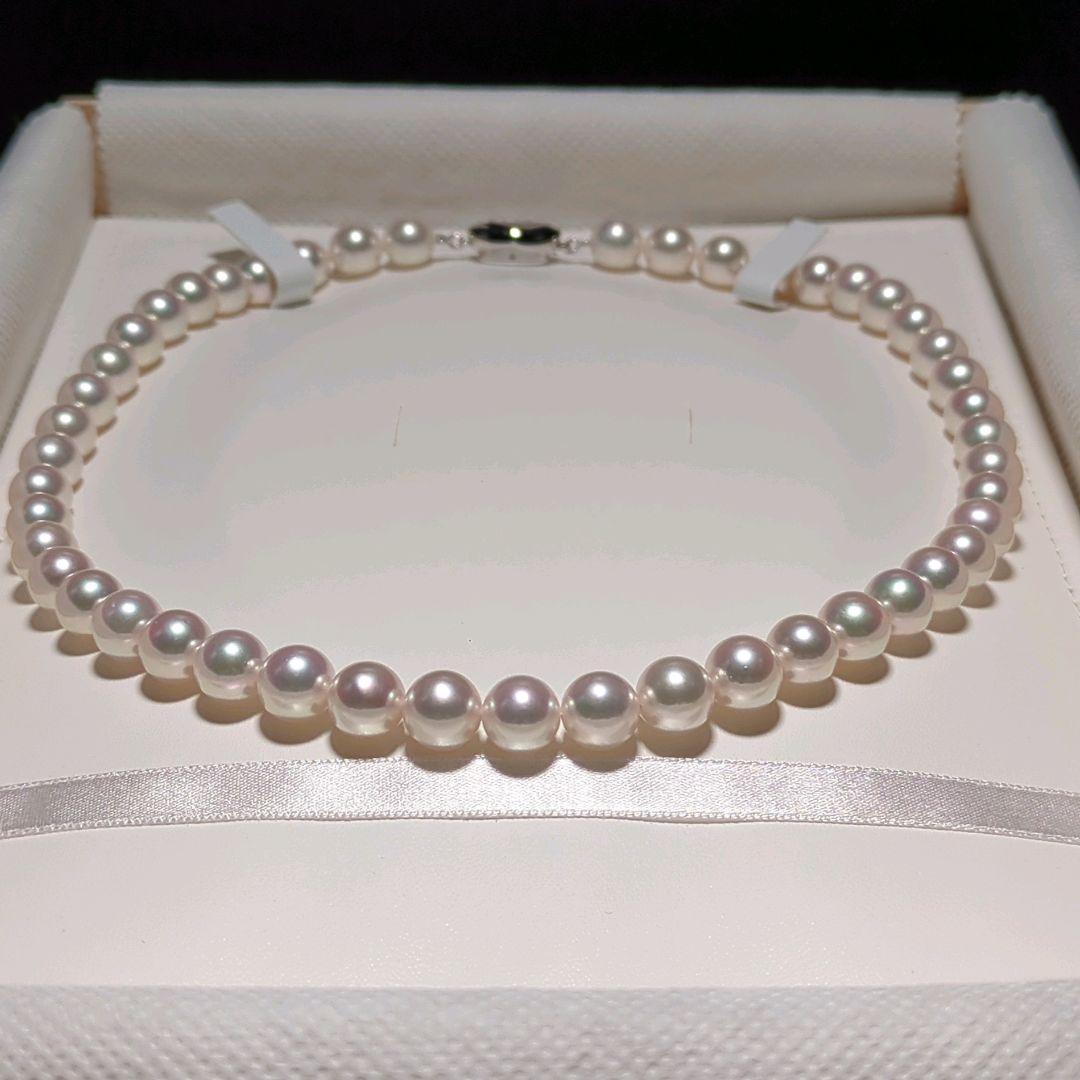 シャーリー【花珠】あこや真珠 大珠 約8.5-9.0mm 455