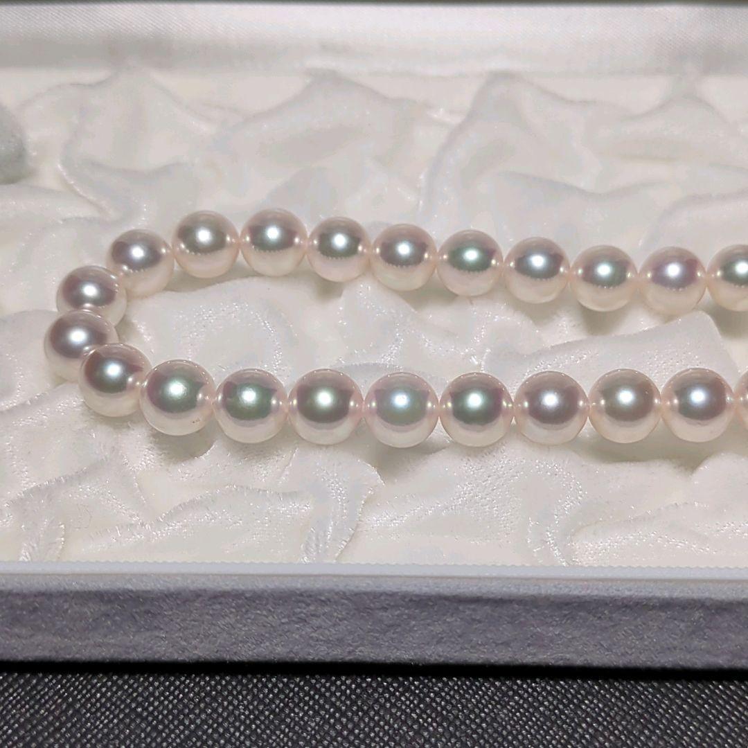 シャーリー【花珠】あこや真珠 大珠 約8.5-9.0mm 455