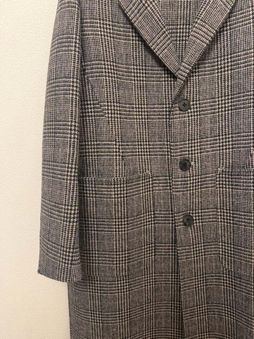 美品　THE SHINZONE チェックチェスターコート