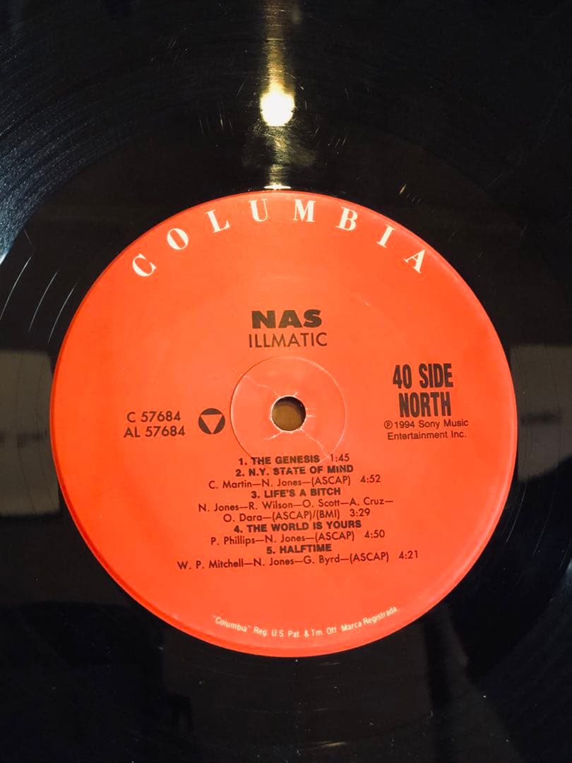 激レア盤MASTERDISKTD刻印入NAS illmaticレコード