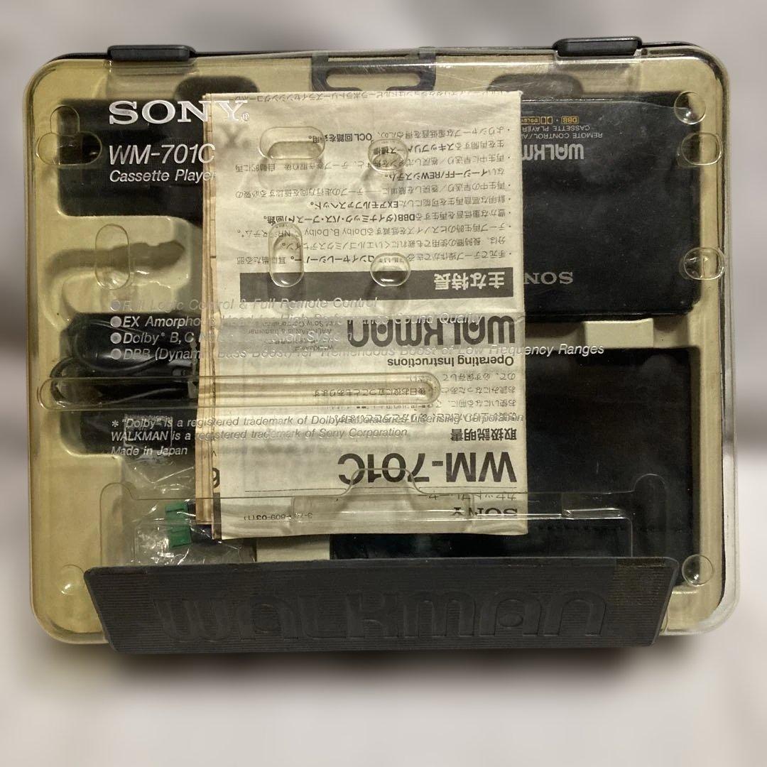 ジャンク品 SONY WM-701C カセットプレーヤー