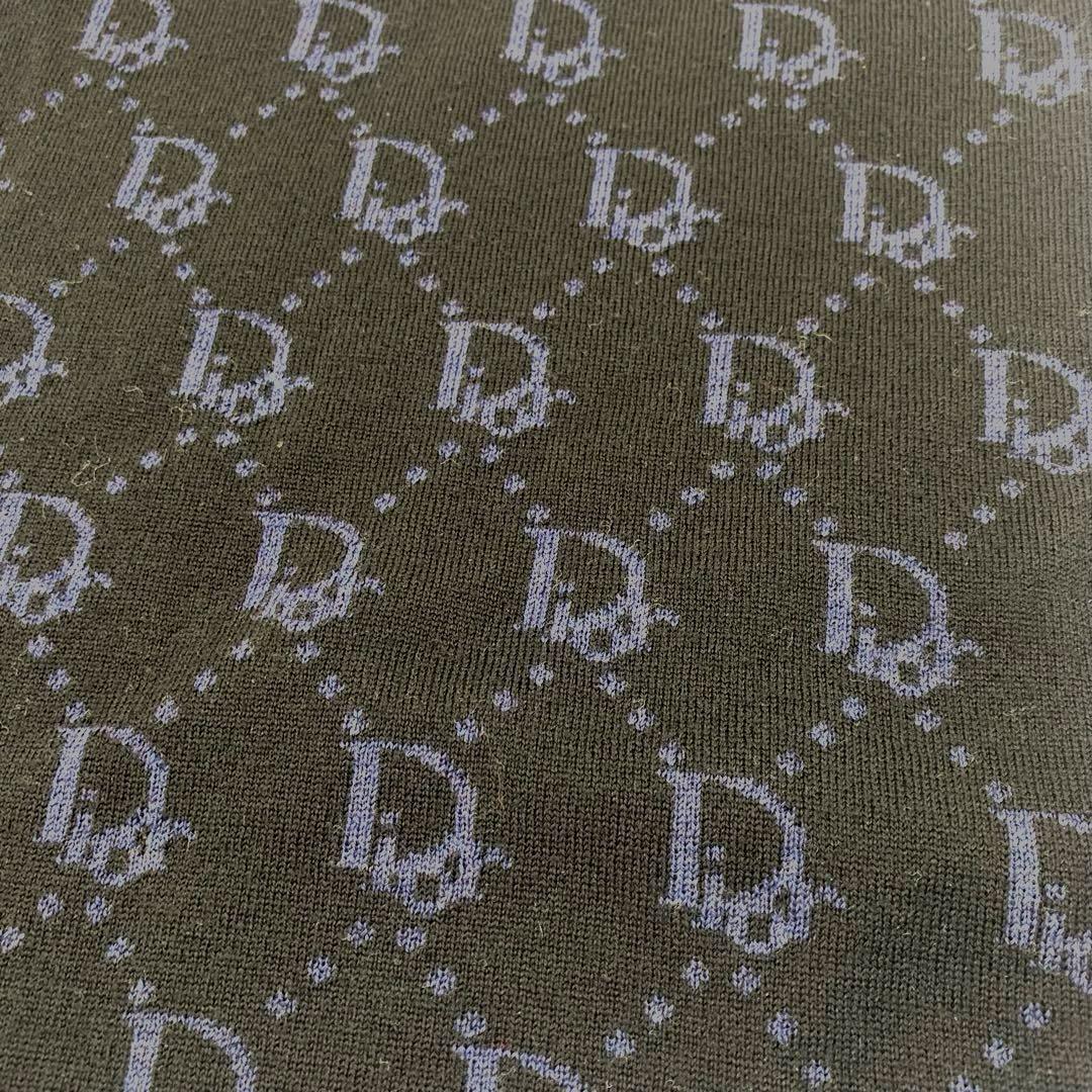 Christian Diorクリスチャンディオールトロッター柄ウールマフラー