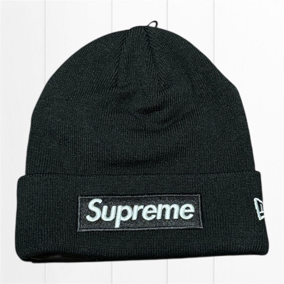 【田】Supreme×New Era Box Logo Beanie