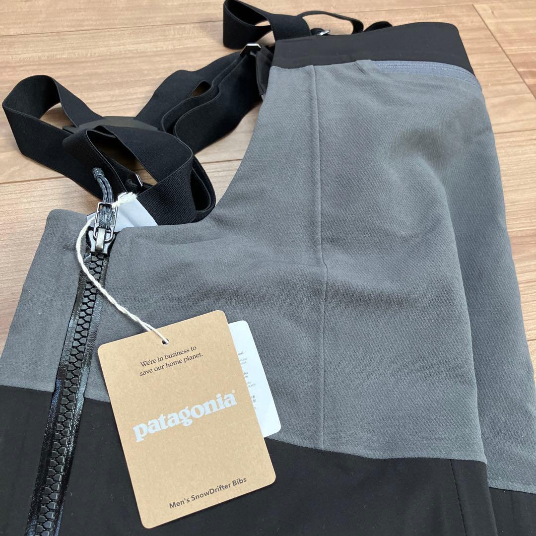 公式完売 パタゴニア メンズ スノードリフタービブ S BLACK