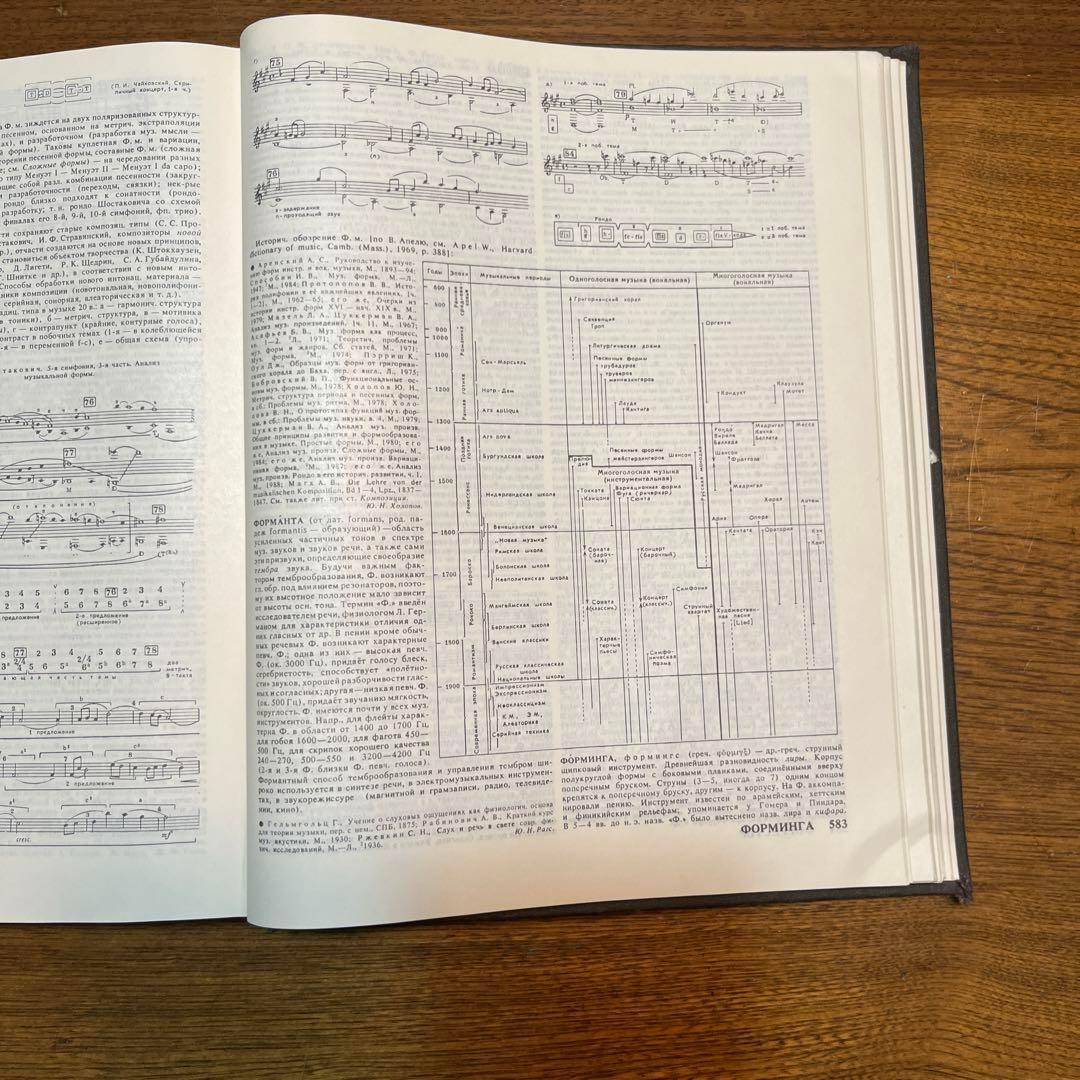 ロシア語　音楽百科事典