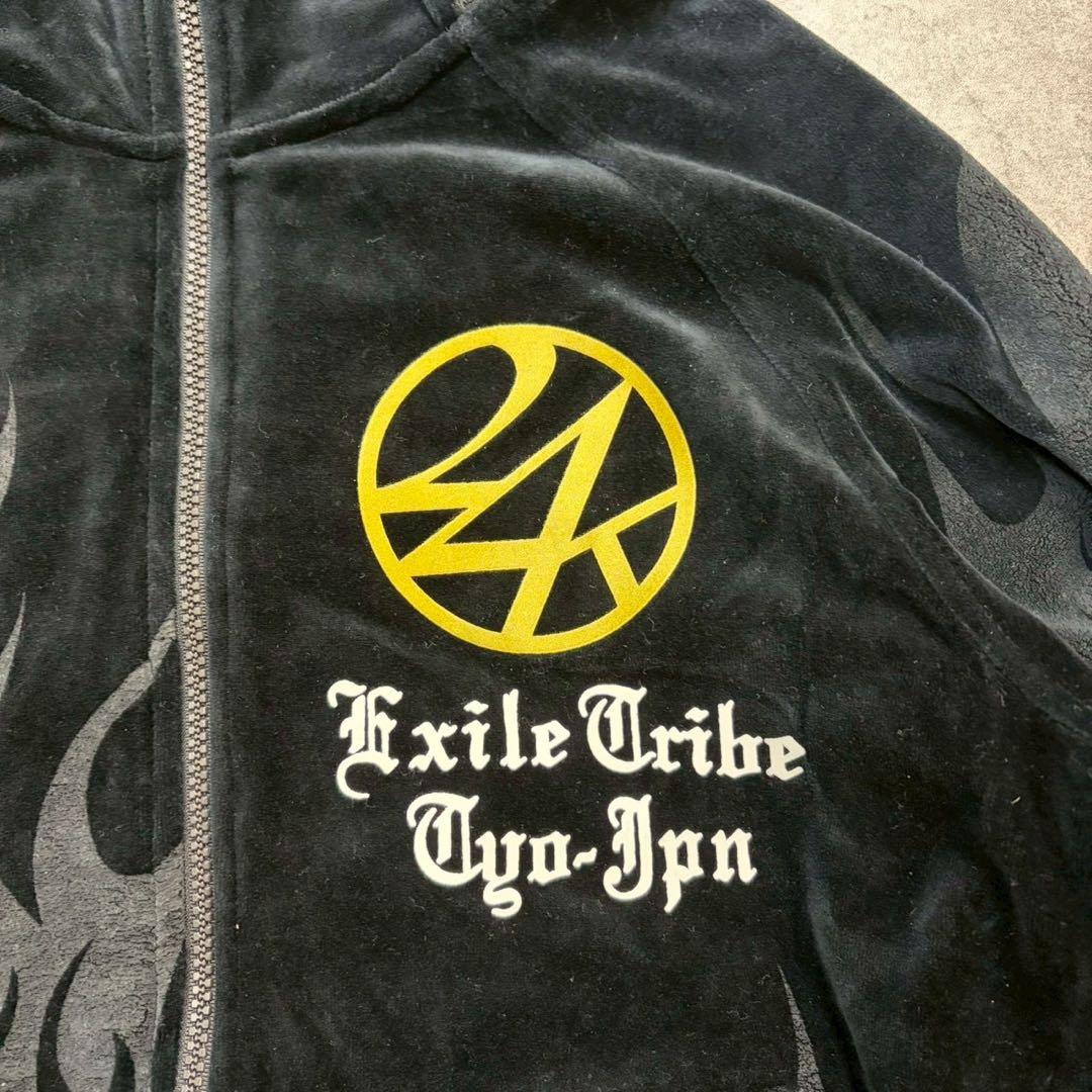 24karats/EXILE/ベロア/セットアップ/ファイヤーパターン/ジャージ