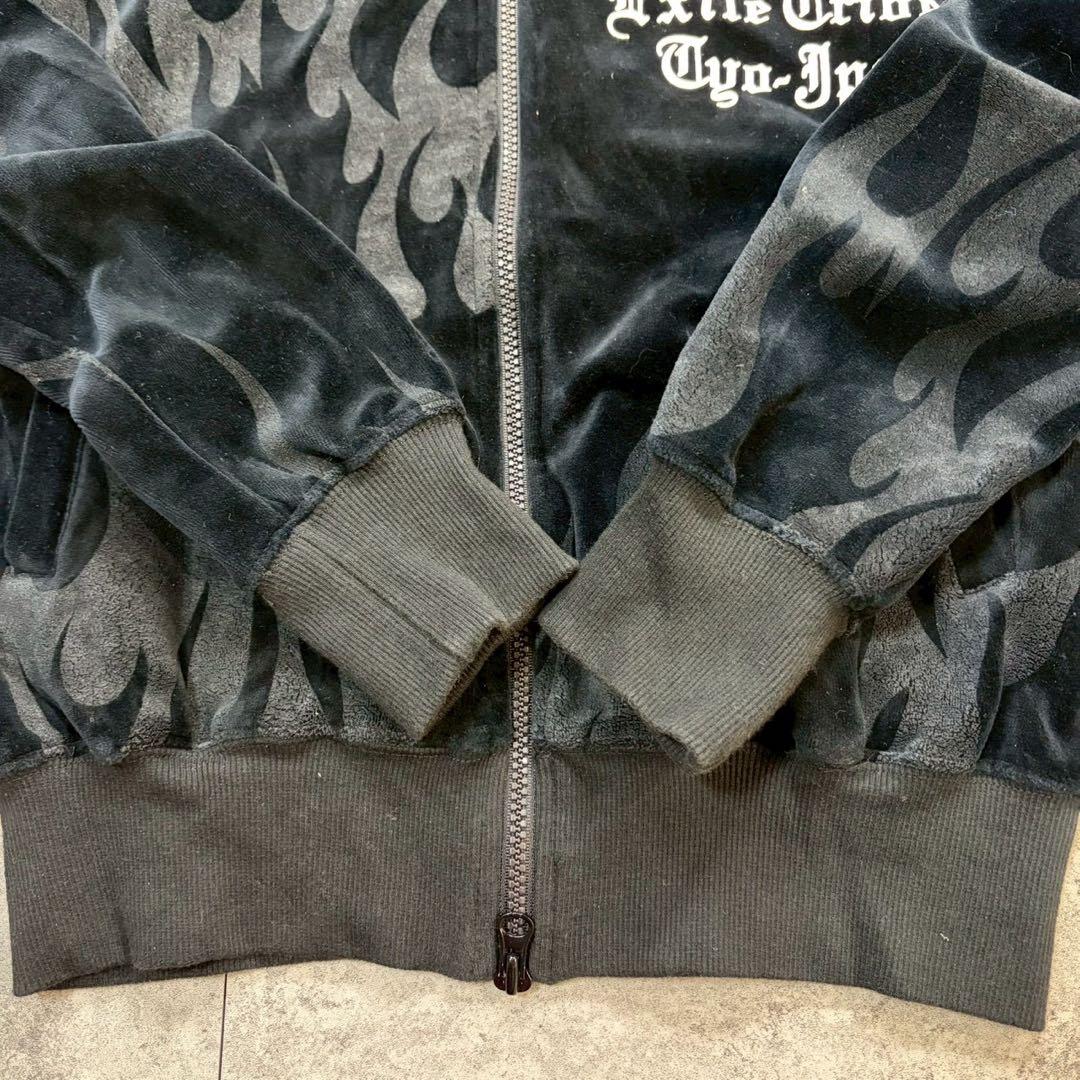 24karats/EXILE/ベロア/セットアップ/ファイヤーパターン/ジャージ