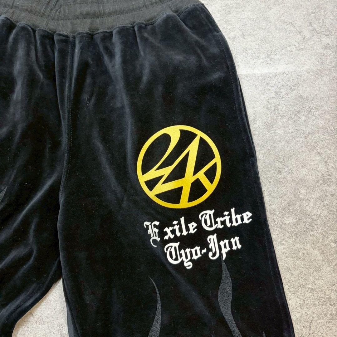 24karats/EXILE/ベロア/セットアップ/ファイヤーパターン/ジャージ