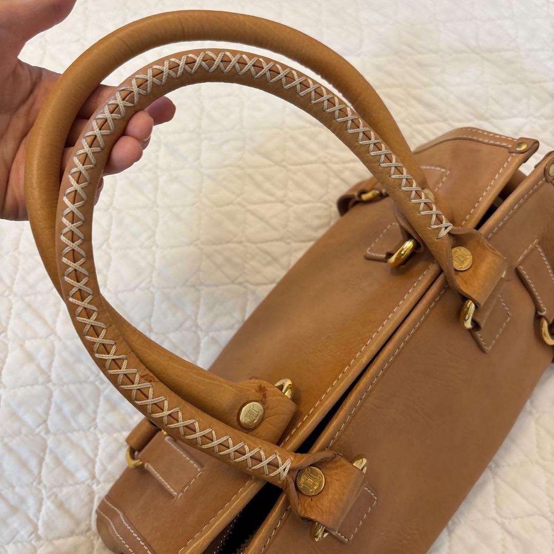 セリーヌ　ハンドバッグ 編み込みハンドル