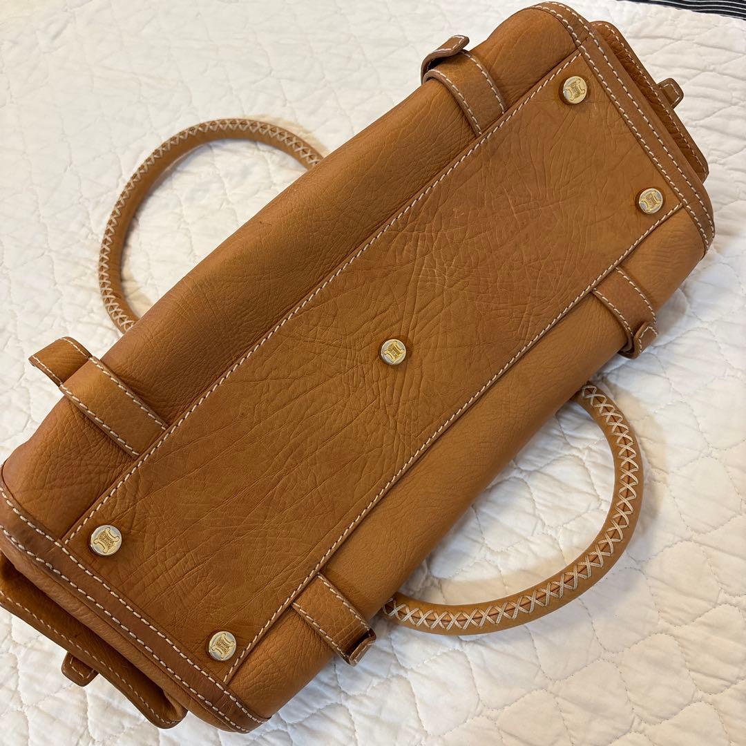 セリーヌ　ハンドバッグ 編み込みハンドル