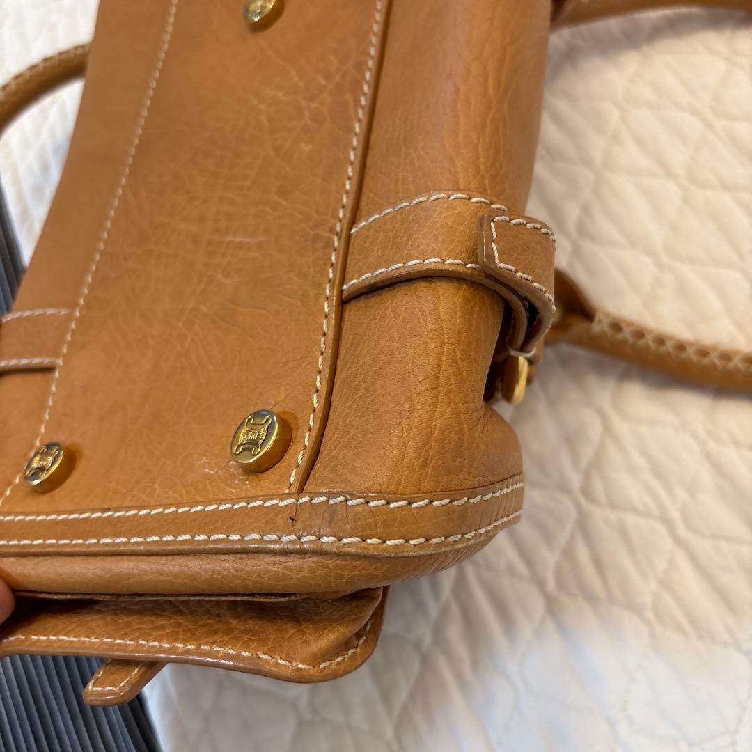 セリーヌ　ハンドバッグ 編み込みハンドル