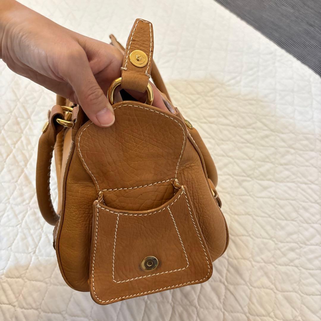 セリーヌ　ハンドバッグ 編み込みハンドル