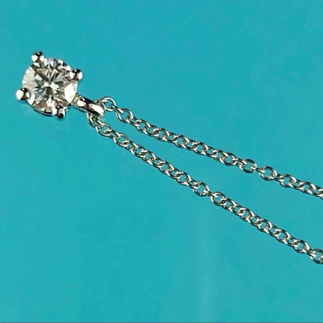 ティファニー Pt950 ソリティア　ダイヤモンド　ネックレス　プラチナ