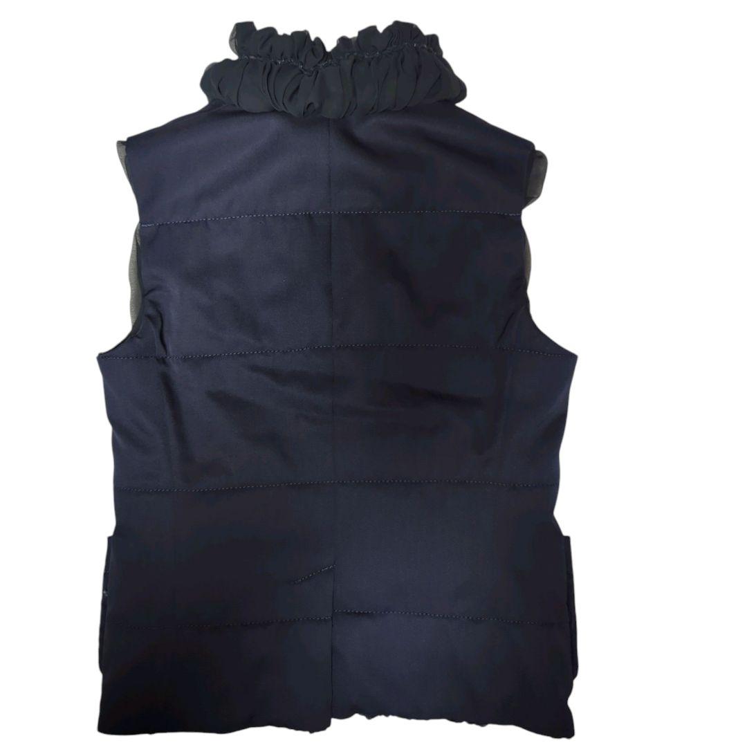 コムデギャルソン 中綿ベスト ブラック Sサイズ TF-V002 無地 フリル