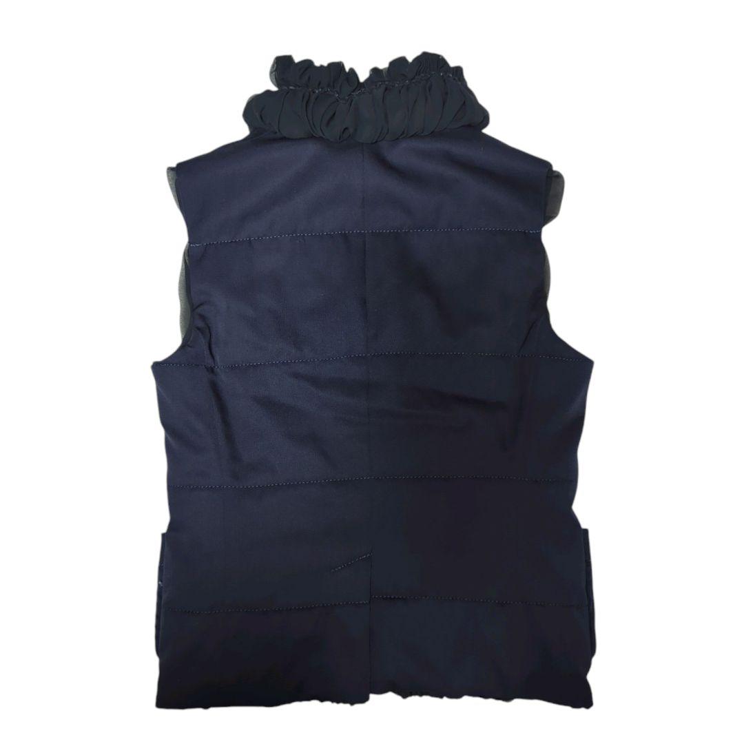 コムデギャルソン 中綿ベスト ブラック Sサイズ TF-V002 無地 フリル