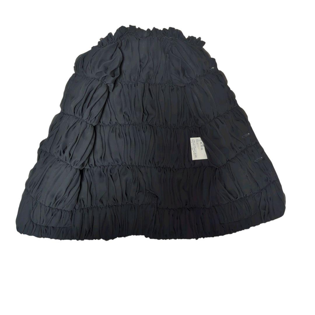コムデギャルソン 中綿ベスト ブラック Sサイズ TF-V002 無地 フリル