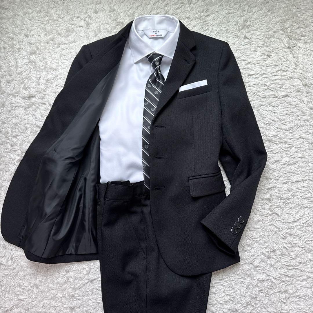 美品 Waltz by BEAMS DESIGNセレモニースーツ 黒 フォーマル