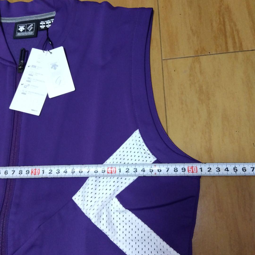 デサント メンズ 【Ｌ】レディース【XＬ】兼用 ゴルフベスト 新品未使用【紫】