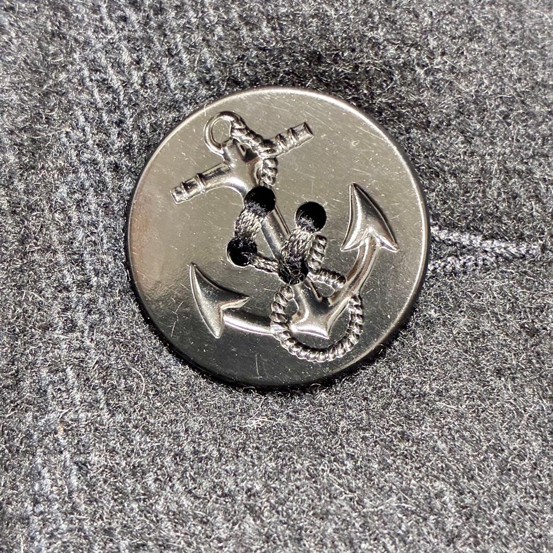 希少/シングル✨Schott ピーコート 裏地キルティング メルトン 黒 38