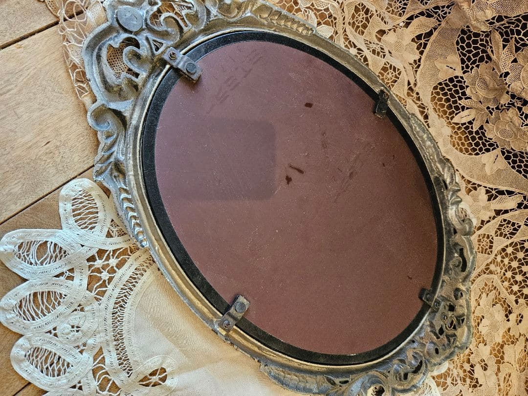 フランスアンティーク風　ミラー　鏡　ヴィンテージ　ブロカント