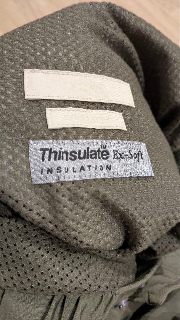 YOKE　ヨーク MILITARY TRAINING PANTS　中綿ナイロン