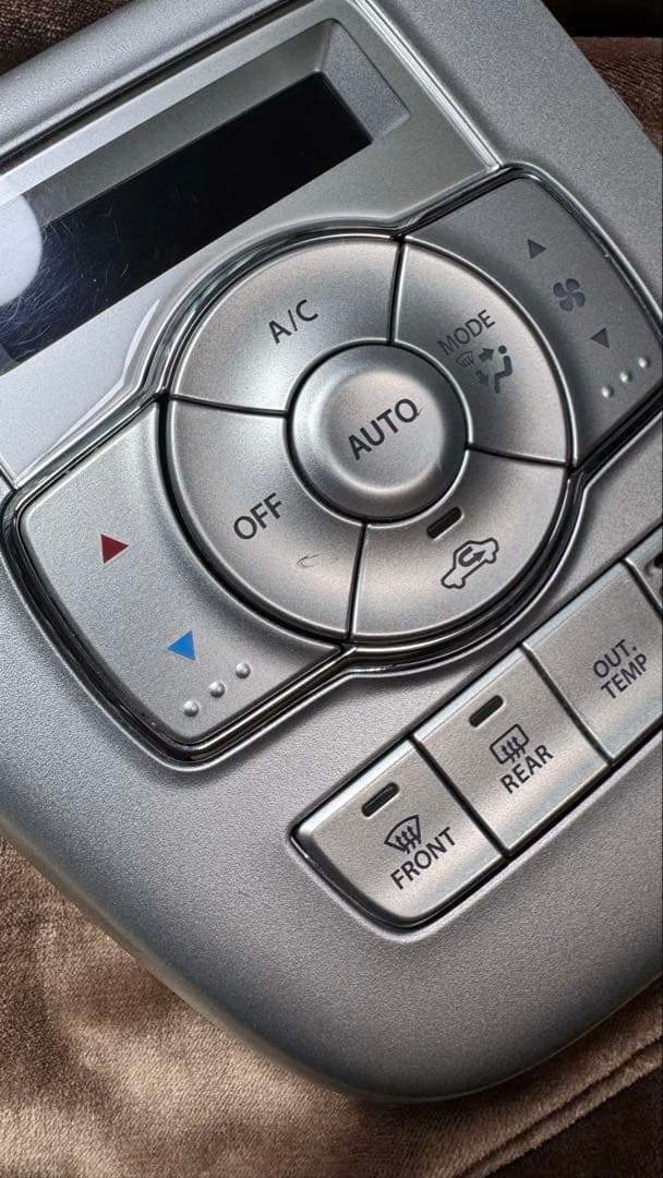 DA17Wエブリイ　限定一点　液晶反転レインボー　エアコンスイッチパネル