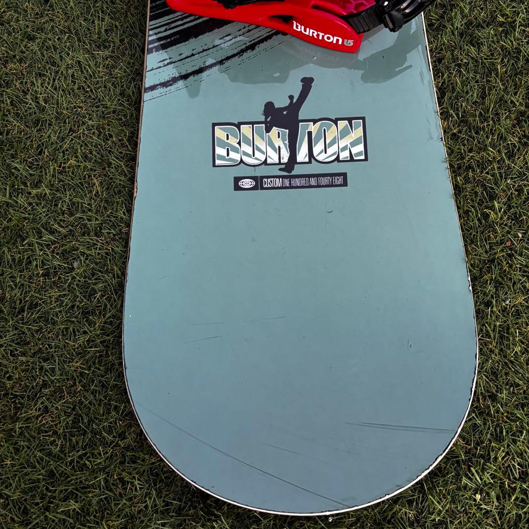 定番 BURTON CUSTOM 148 ビンディング付 即使用可