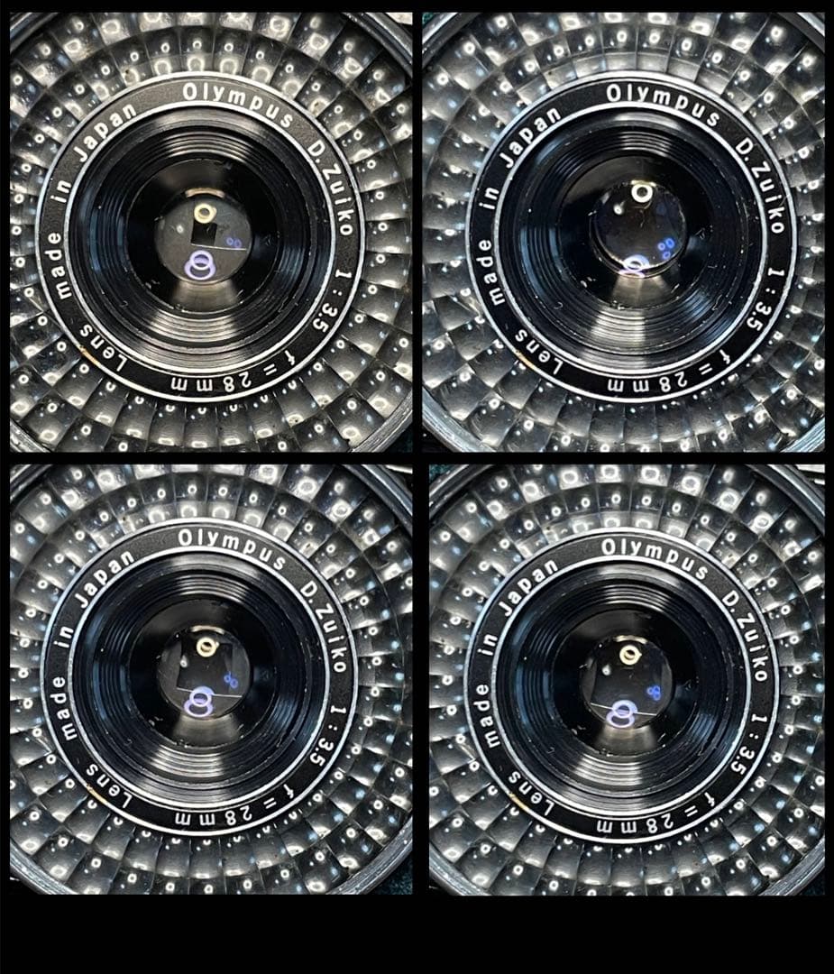 ✴️初心者向✴️シボ革グリーンレザー✴️実写・分解整備済✴️オリンパスPEN EE-3‼️