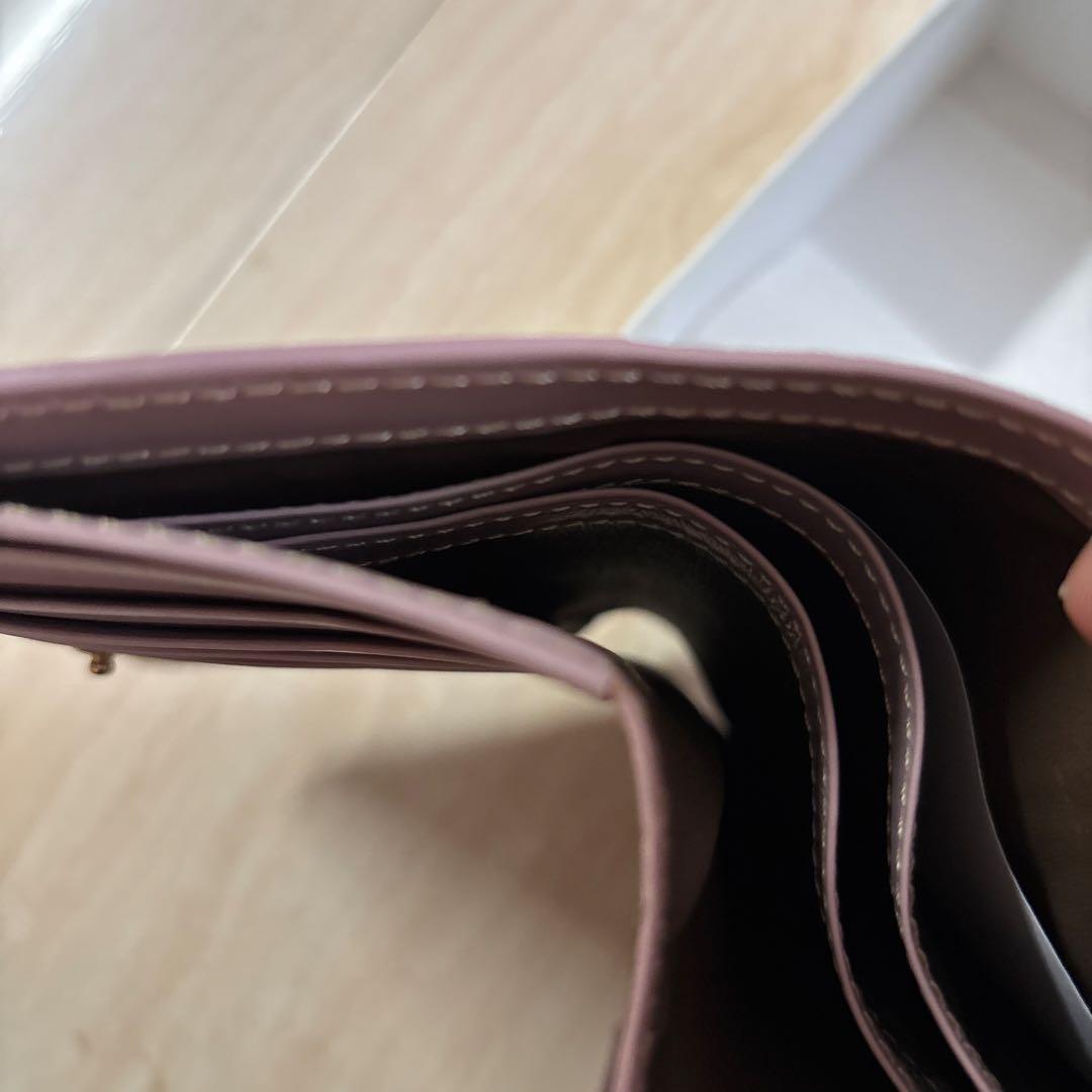 NINA RICCI 三つ折り財布 ブラウン/ピンク