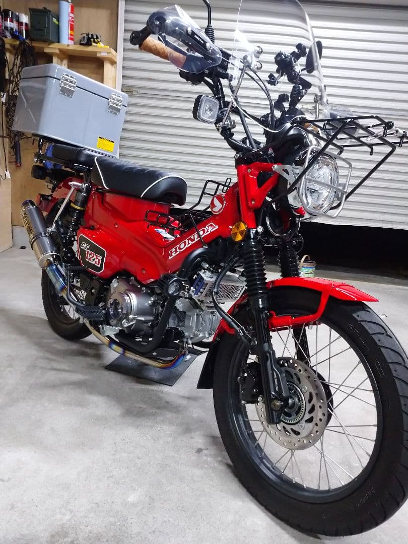 ハンターカブ JA55 オーヴァーレーシング チタンダウンマフラー OVER