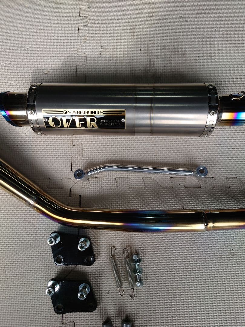 ハンターカブ JA55 オーヴァーレーシング チタンダウンマフラー OVER