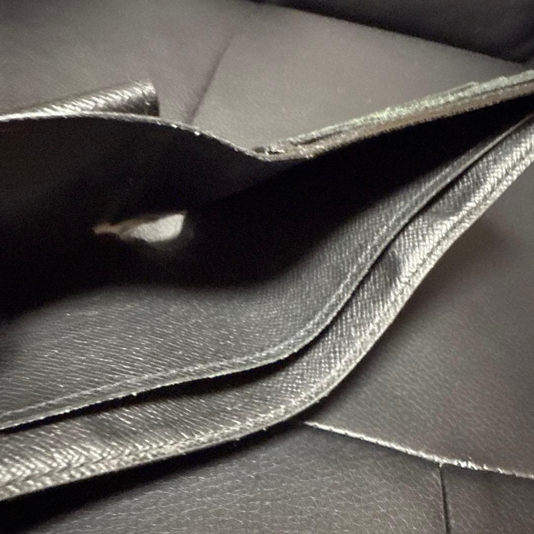 美品 ルイヴィトン マルコNM エクリプス 折財布 コンパクト ビジネス　黒