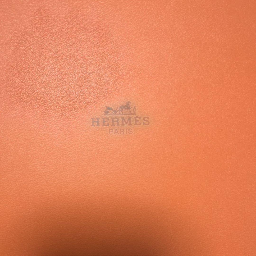 HERMES 皿 2枚セット 白/茶色と青色　新品　箱付き