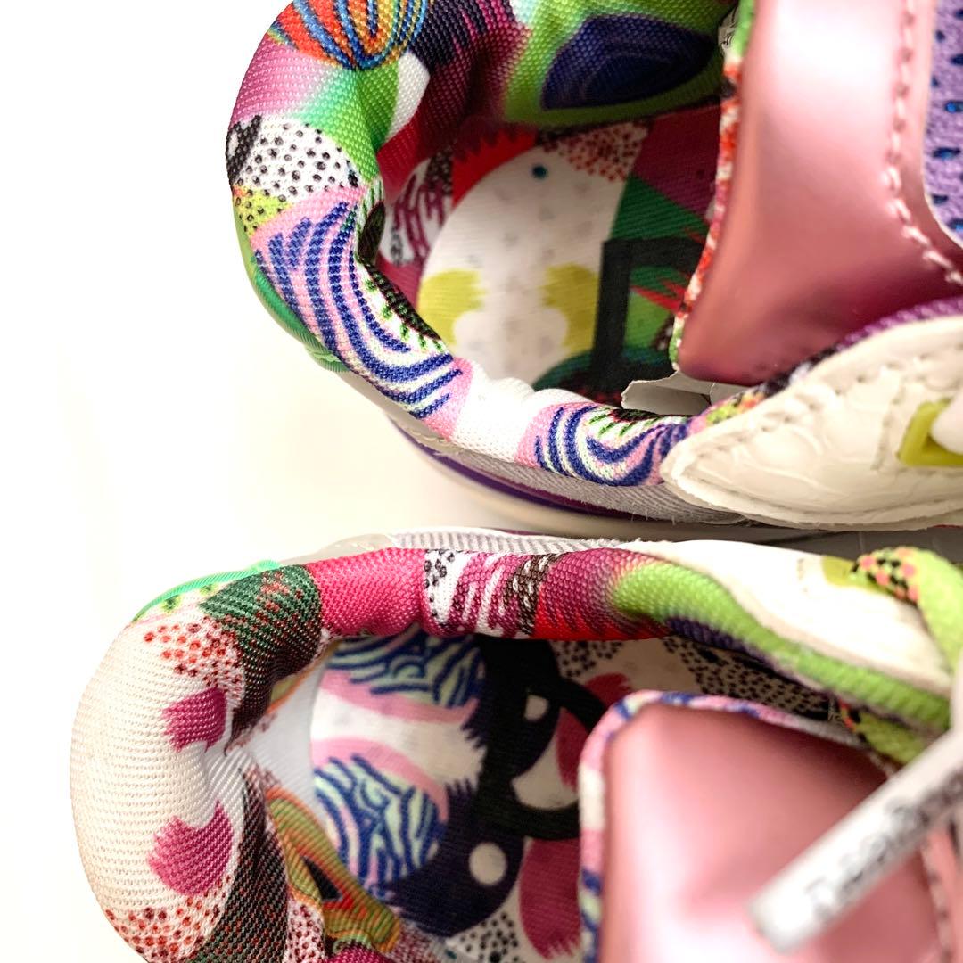 buchof様 Desigual デシグアル ポップカラー 厚底ダットスニーカー