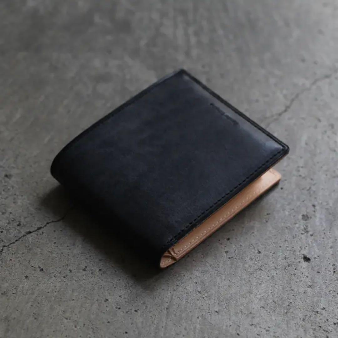 【新品】Hender Scheme ブラック 二つ折り財布