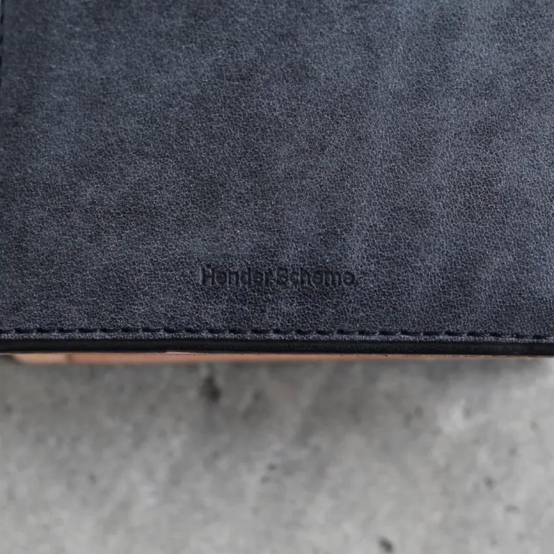 【新品】Hender Scheme ブラック 二つ折り財布