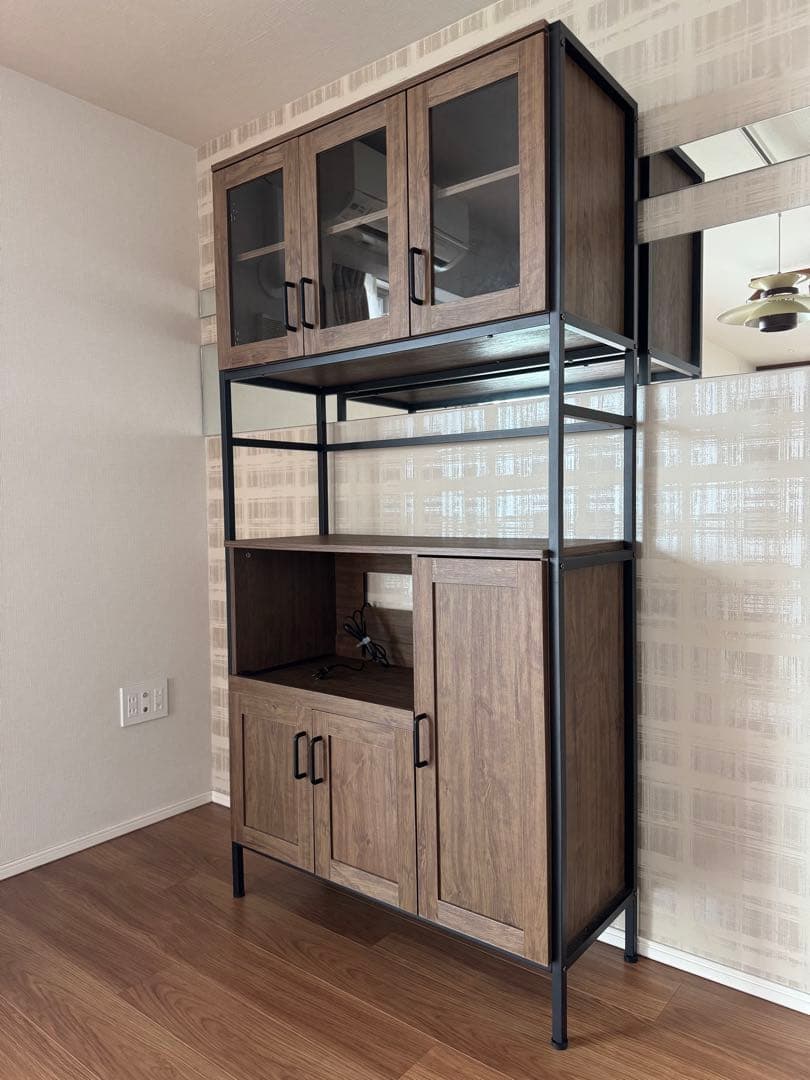 【SHKさま】お洒落で収納力抜群✨ニトリ　ヴィンテージテイスト　キッチンボード