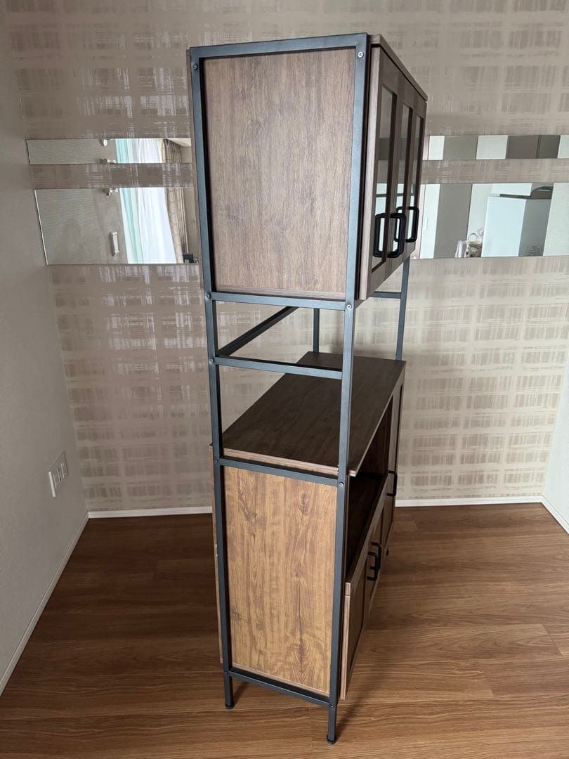 【SHKさま】お洒落で収納力抜群✨ニトリ　ヴィンテージテイスト　キッチンボード